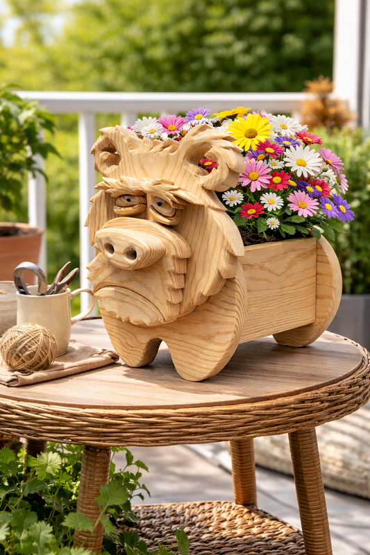 Wooden Bear no.4 Design for Unique Home & Garden Decoration | PDF | SVG | DXF | Scroll Saw