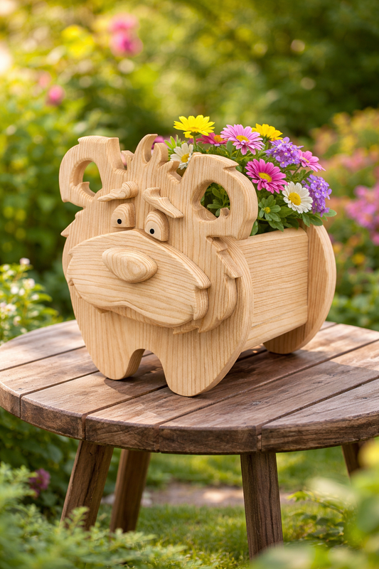 Wooden Bear no.5 Design for Unique Home & Garden Decoration | PDF | SVG | DXF | Scroll Saw