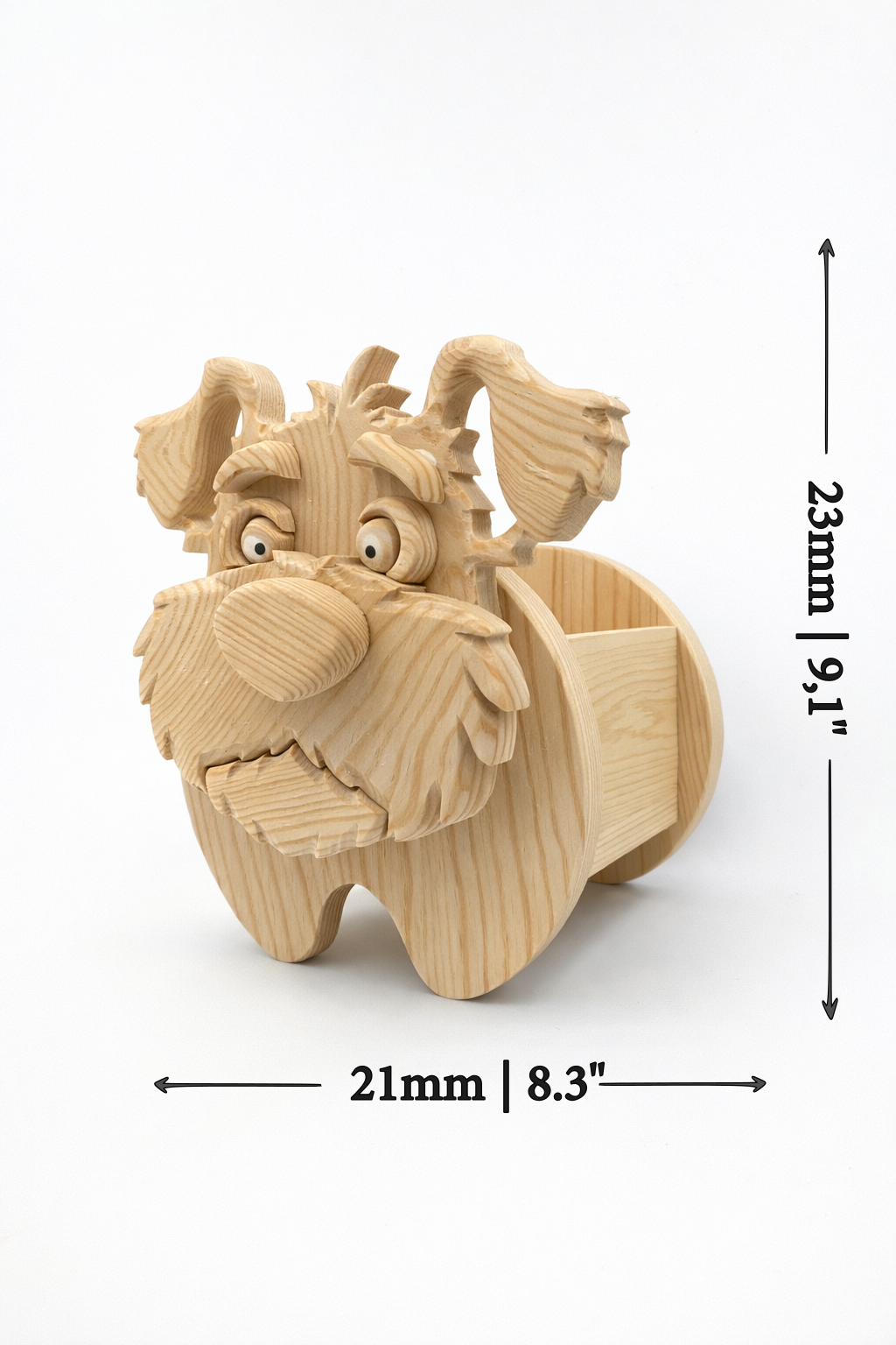 Wooden Dog no.20 Planter & Money Box | Woodworking PDF/SVG/DXF