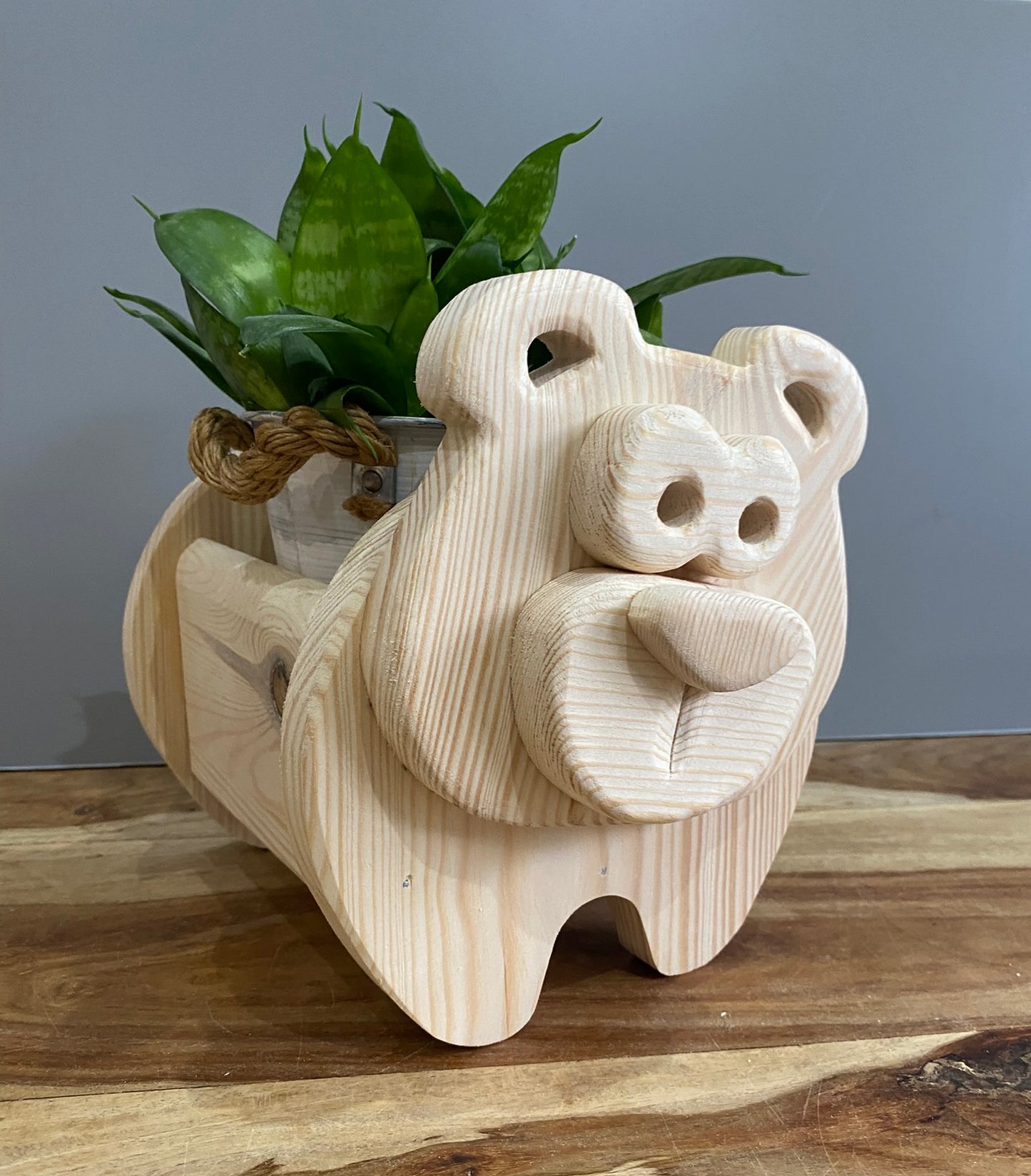 Wooden Bear no.2 Design for Unique Home & Garden Decoration | PDF | SVG | DXF | Scroll Saw