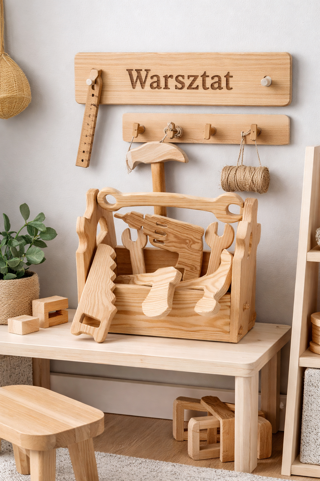 Wooden Toolbox & Tool Set Scroll Saw Patterns: Diy Woodworking Plans (PDF, SVG,DXF)