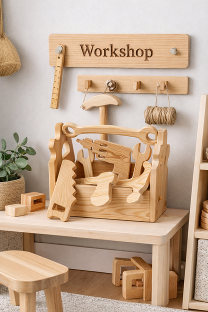 Wooden Toolbox & Tool Set Scroll Saw Patterns: Diy Woodworking Plans (PDF, SVG,DXF)