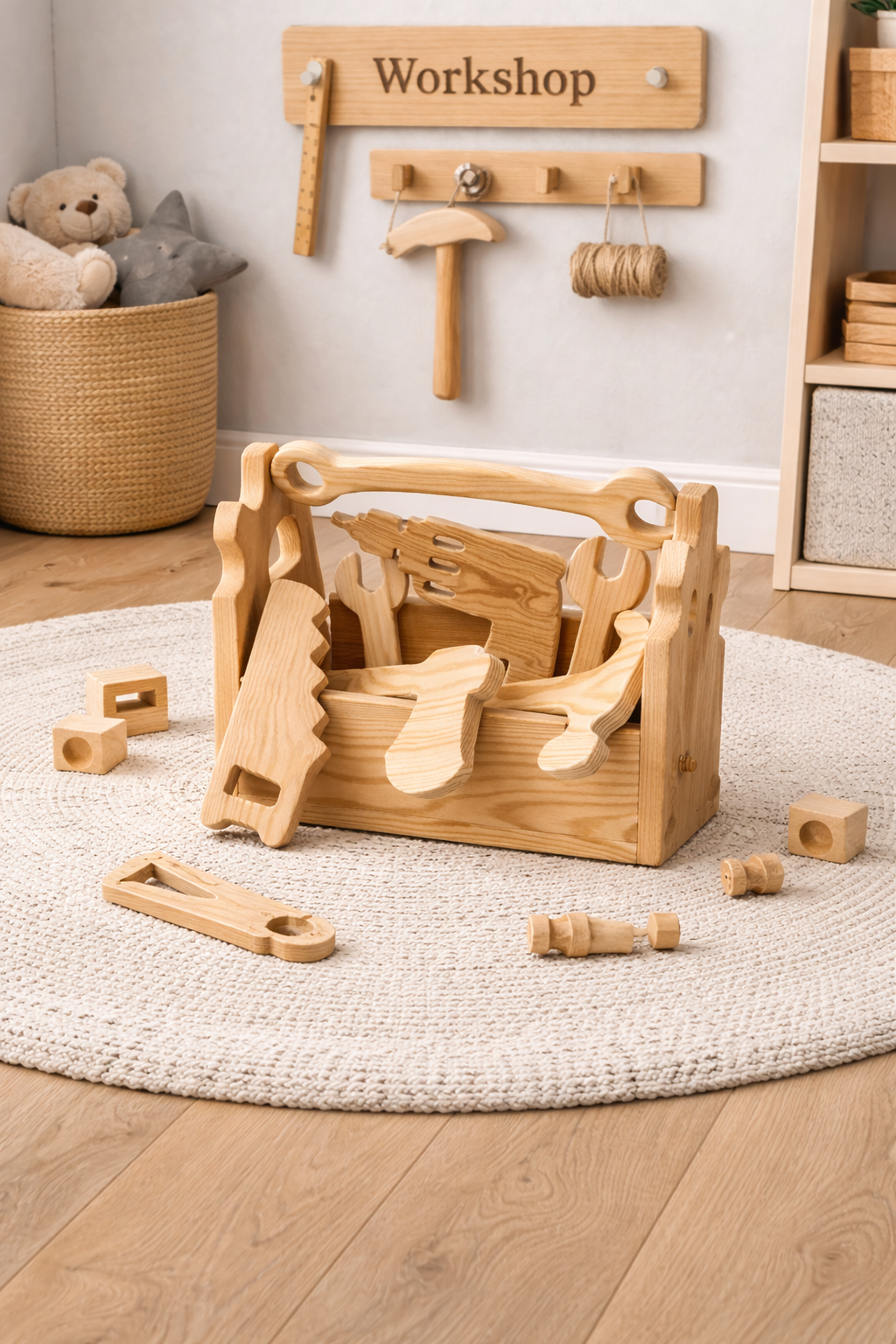 Wooden Toolbox & Tool Set Scroll Saw Patterns: Diy Woodworking Plans (PDF, SVG,DXF)