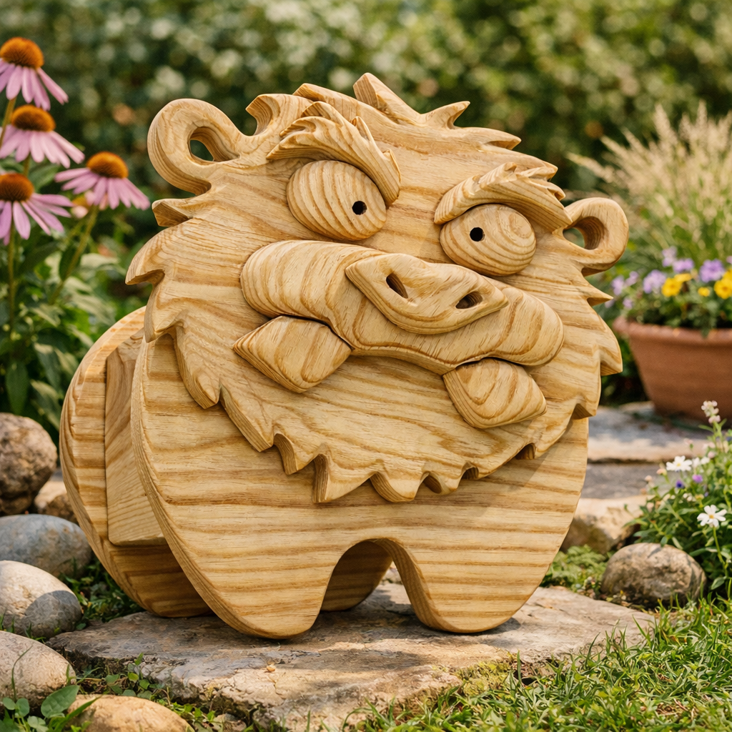Wooden Beaver no.1 Design for Unique Home & Garden Decoration | PDF | SVG | DXF | Scroll Saw