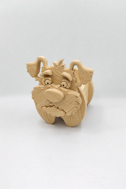 Wooden Dog no.20  Planter & Money Box | Woodworking PDF/SVG/DXF
