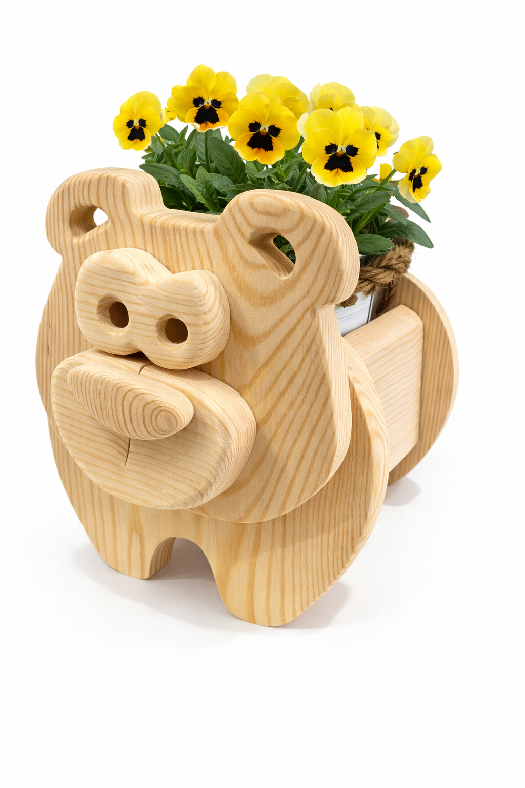Wooden Bear no.2 Design for Unique Home & Garden Decoration | PDF | SVG | DXF | Scroll Saw
