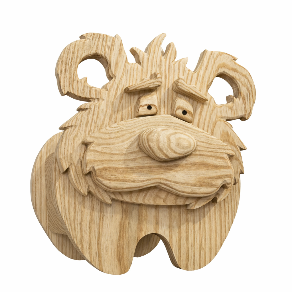 Wooden Bear no.5 Design for Unique Home & Garden Decoration | PDF | SVG | DXF | Scroll Saw