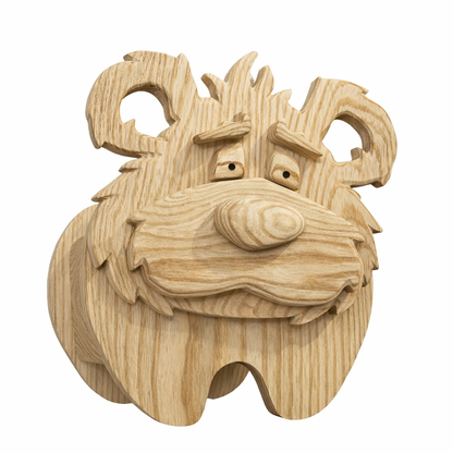 Wooden Bear no.5 Design for Unique Home & Garden Decoration | PDF | SVG | DXF | Scroll Saw