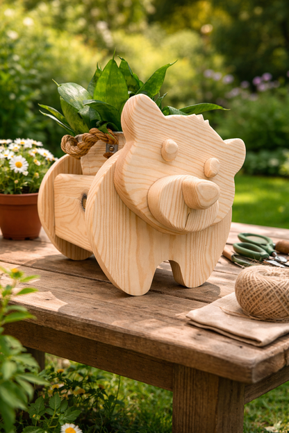 Woodworking Bear no.1 Design for Unique Home & Garden Decoration | PDF | SVG | DXF | Scroll Saw