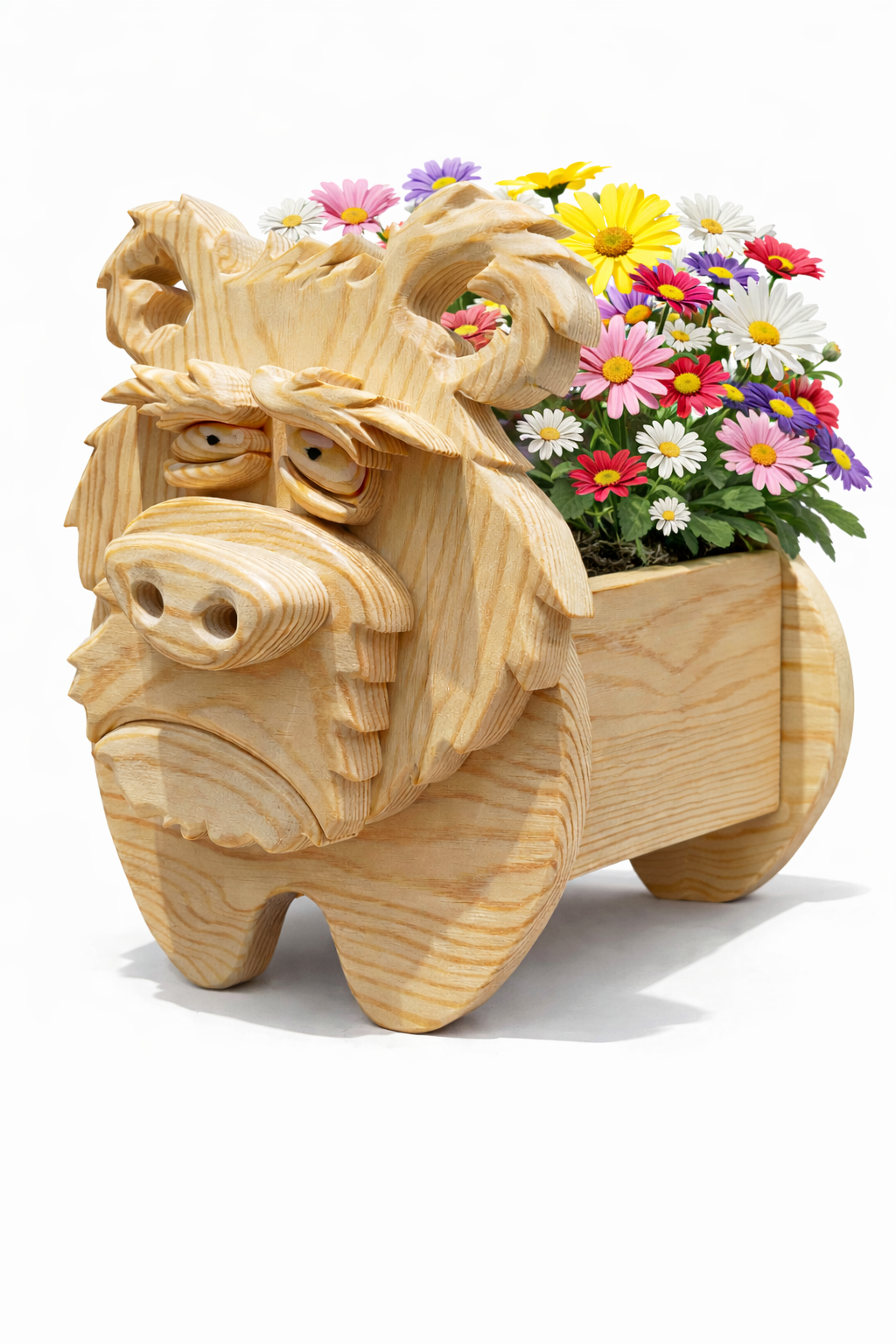 Wooden Bear no.4 Design for Unique Home & Garden Decoration | PDF | SVG | DXF | Scroll Saw