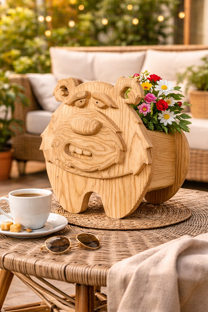 Wooden Bear no.6 Design for Unique Home & Garden Decoration | PDF | SVG | DXF | Scroll Saw