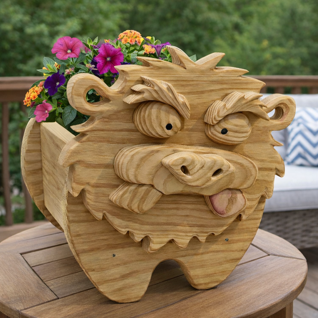Wooden Beaver no.1 Design for Unique Home & Garden Decoration | PDF | SVG | DXF | Scroll Saw