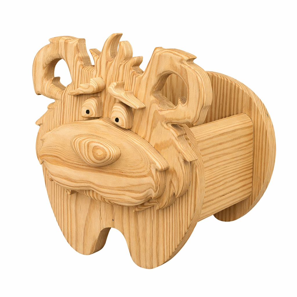 Wooden Bear no.5 Design for Unique Home & Garden Decoration | PDF | SVG | DXF | Scroll Saw