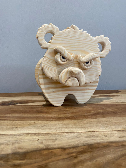 Wooden Bear no.3 Design for Unique Home & Garden Decoration | PDF | SVG | DXF | Scroll Saw