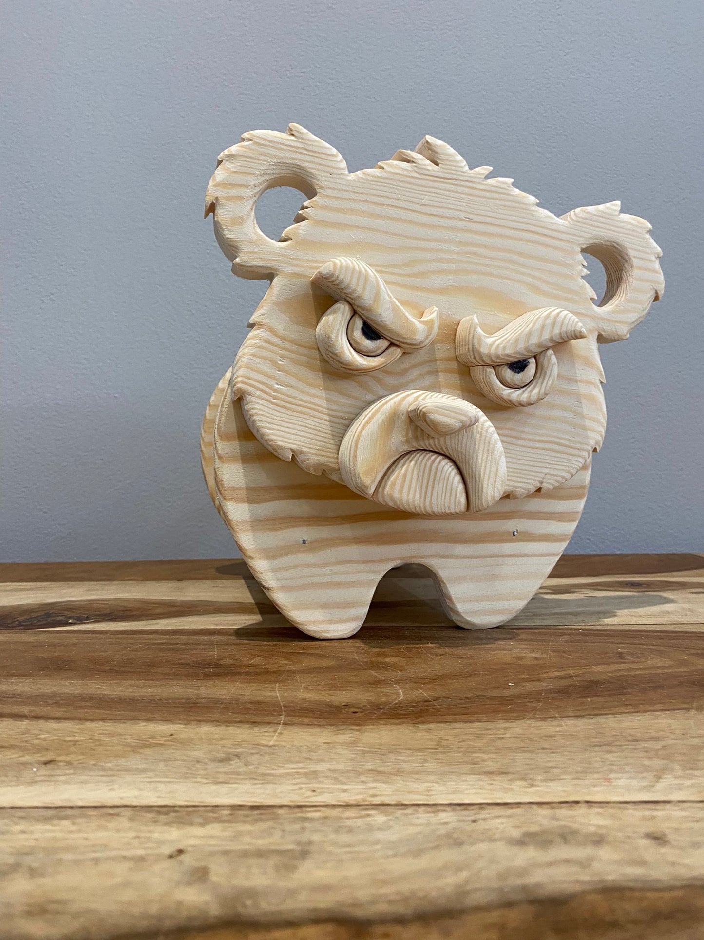 Wooden Bear no.3 Design for Unique Home & Garden Decoration | PDF | SVG | DXF | Scroll Saw