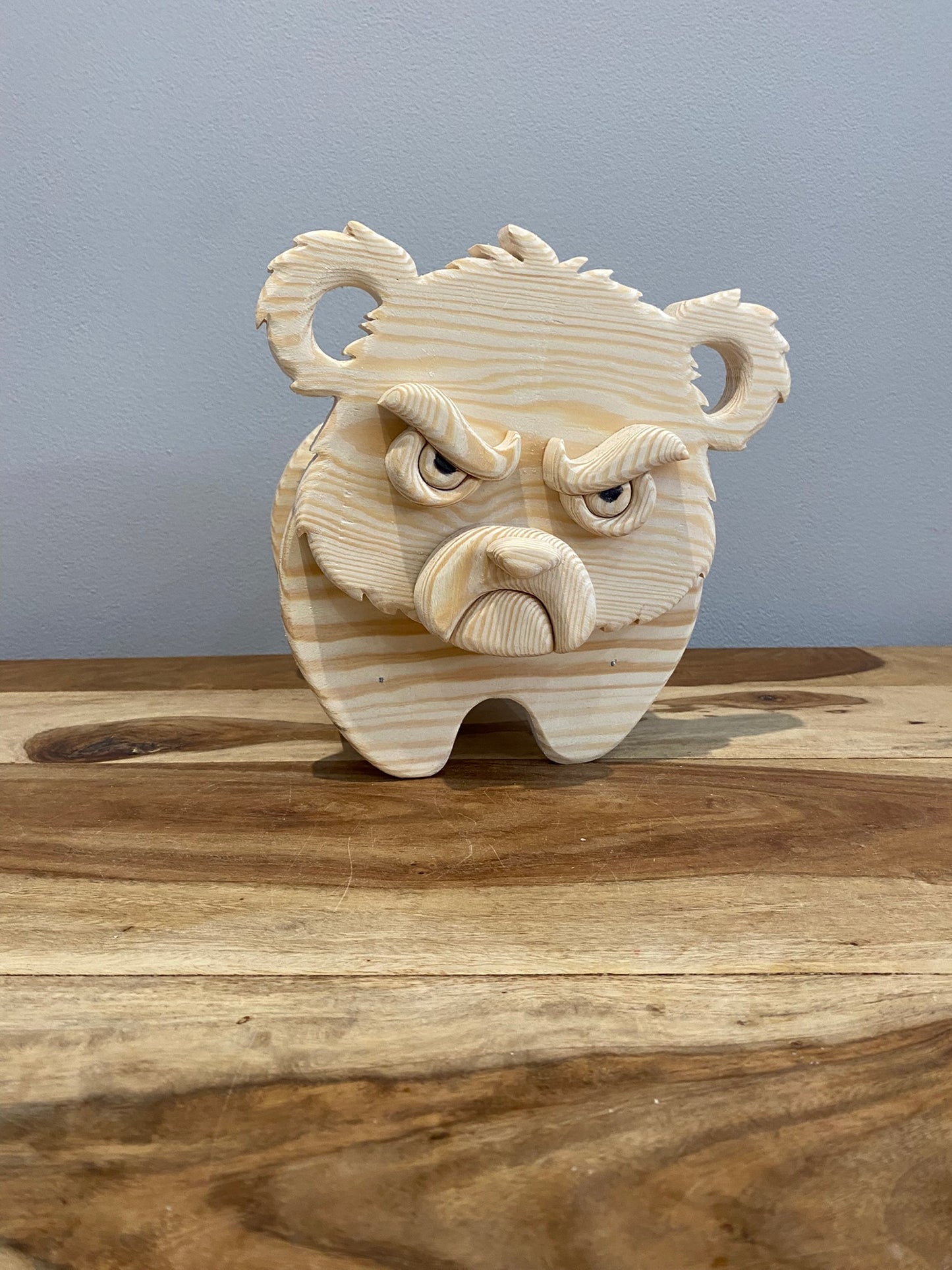 Wooden Bear no.3 Design for Unique Home & Garden Decoration | PDF | SVG | DXF | Scroll Saw