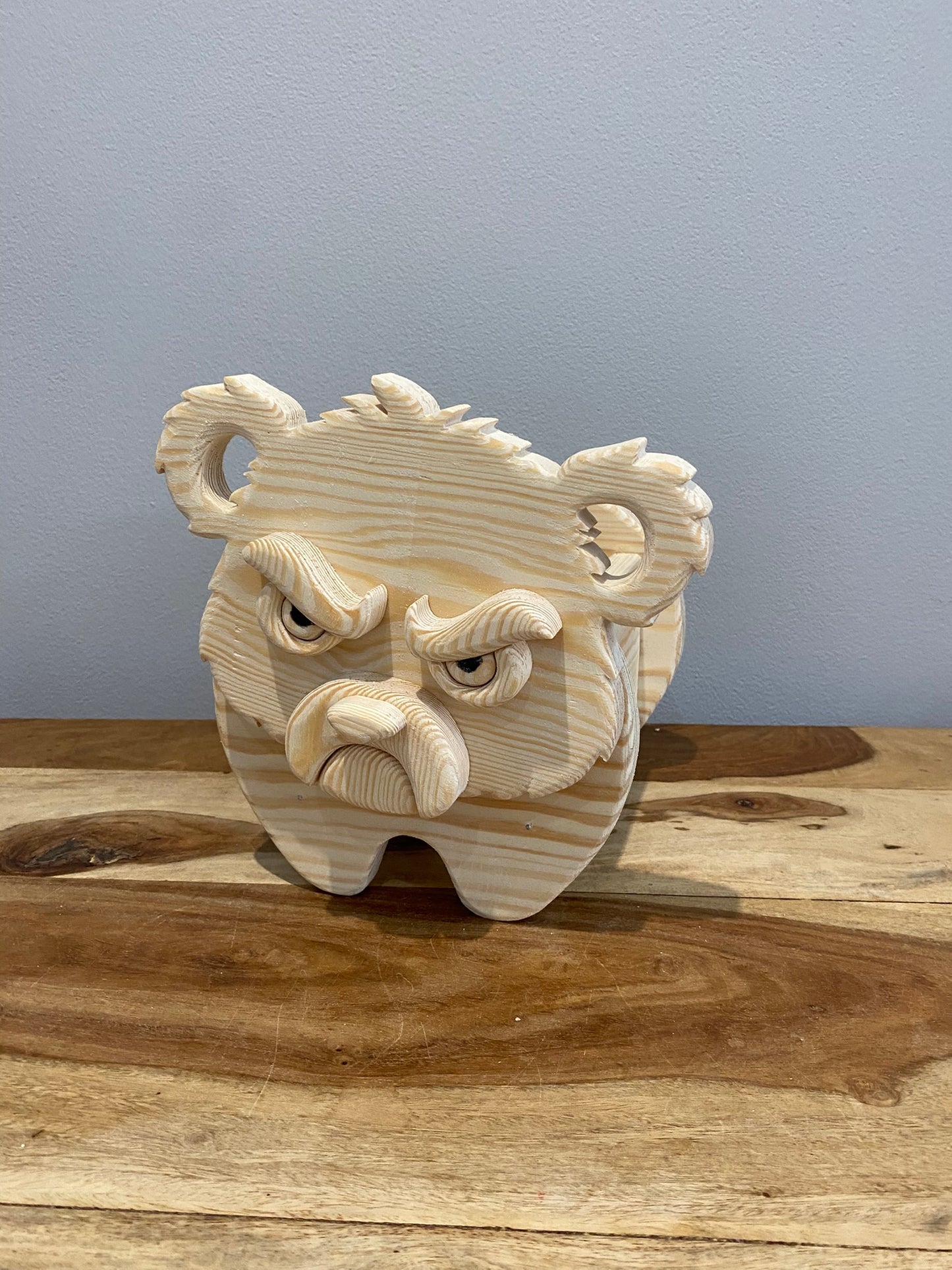 Wooden Bear no.3 Design for Unique Home & Garden Decoration | PDF | SVG | DXF | Scroll Saw
