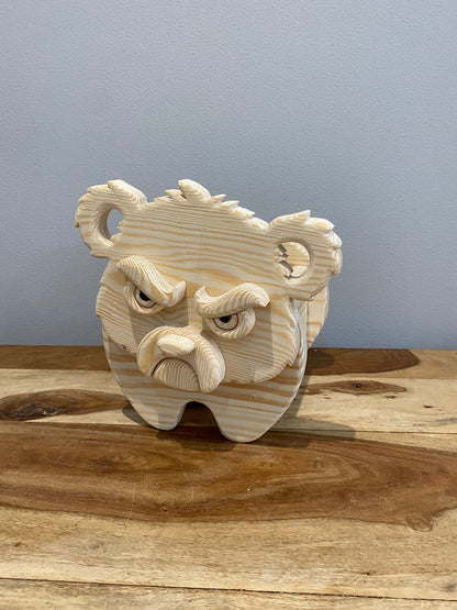 Wooden Bear no.3 Design for Unique Home & Garden Decoration | PDF | SVG | DXF | Scroll Saw