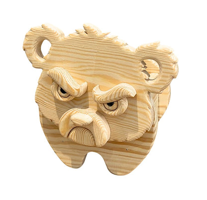 Wooden Bear no.3 Design for Unique Home & Garden Decoration | PDF | SVG | DXF | Scroll Saw