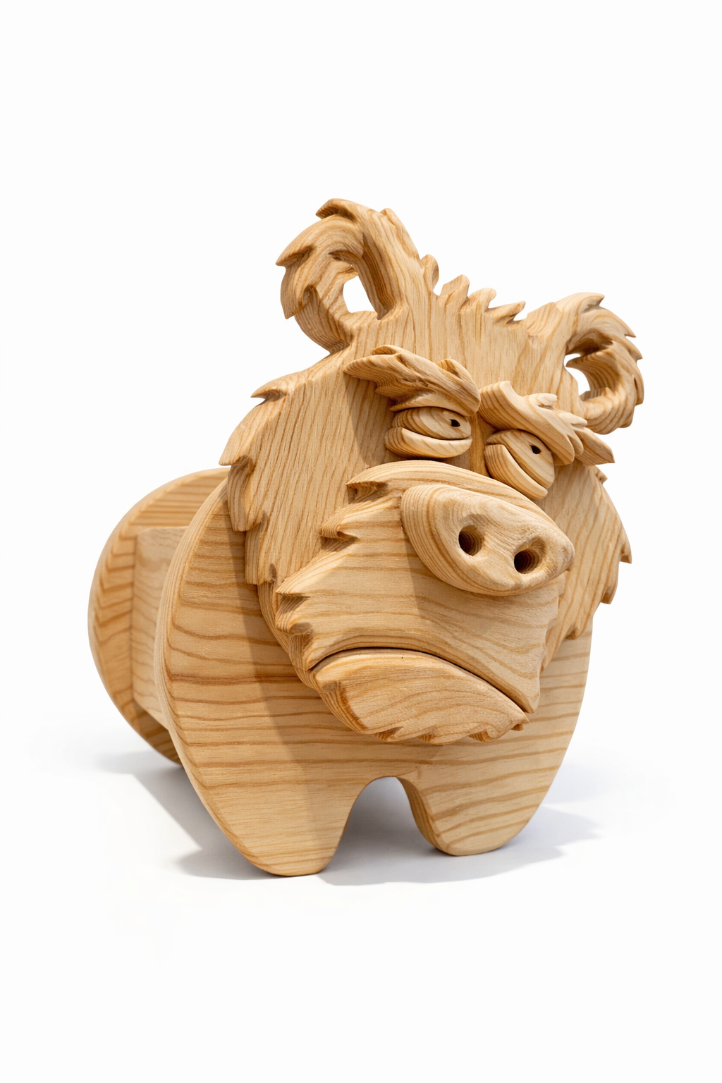 Wooden Bear no.4 Design for Unique Home & Garden Decoration | PDF | SVG | DXF | Scroll Saw