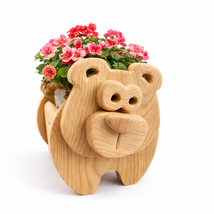 Wooden Bear no.2 Design for Unique Home & Garden Decoration | PDF | SVG | DXF | Scroll Saw