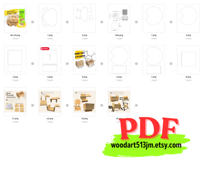 Wooden Bear no.5 Design for Unique Home & Garden Decoration | PDF | SVG | DXF | Scroll Saw