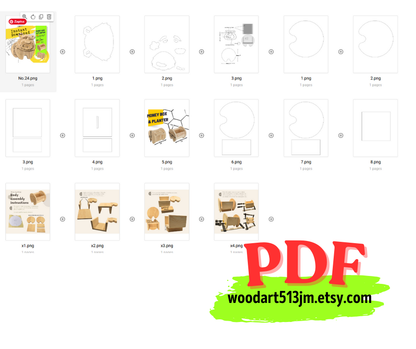 Wooden Bear no.6 Design for Unique Home & Garden Decoration | PDF | SVG | DXF | Scroll Saw