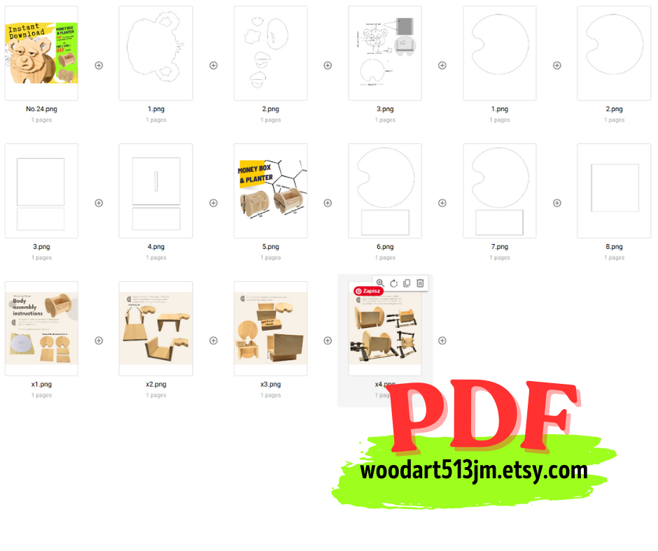Wooden Bear no.7 Design for Unique Home & Garden Decoration | PDF | SVG | DXF | Scroll Saw