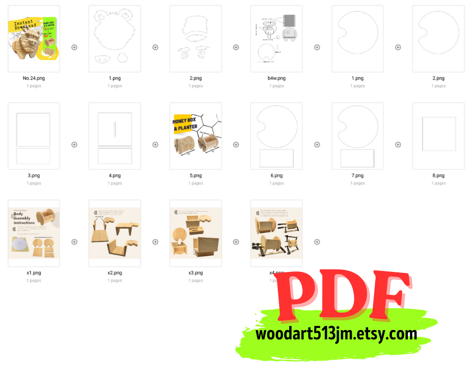 Wooden Bear no.4 Design for Unique Home & Garden Decoration | PDF | SVG | DXF | Scroll Saw
