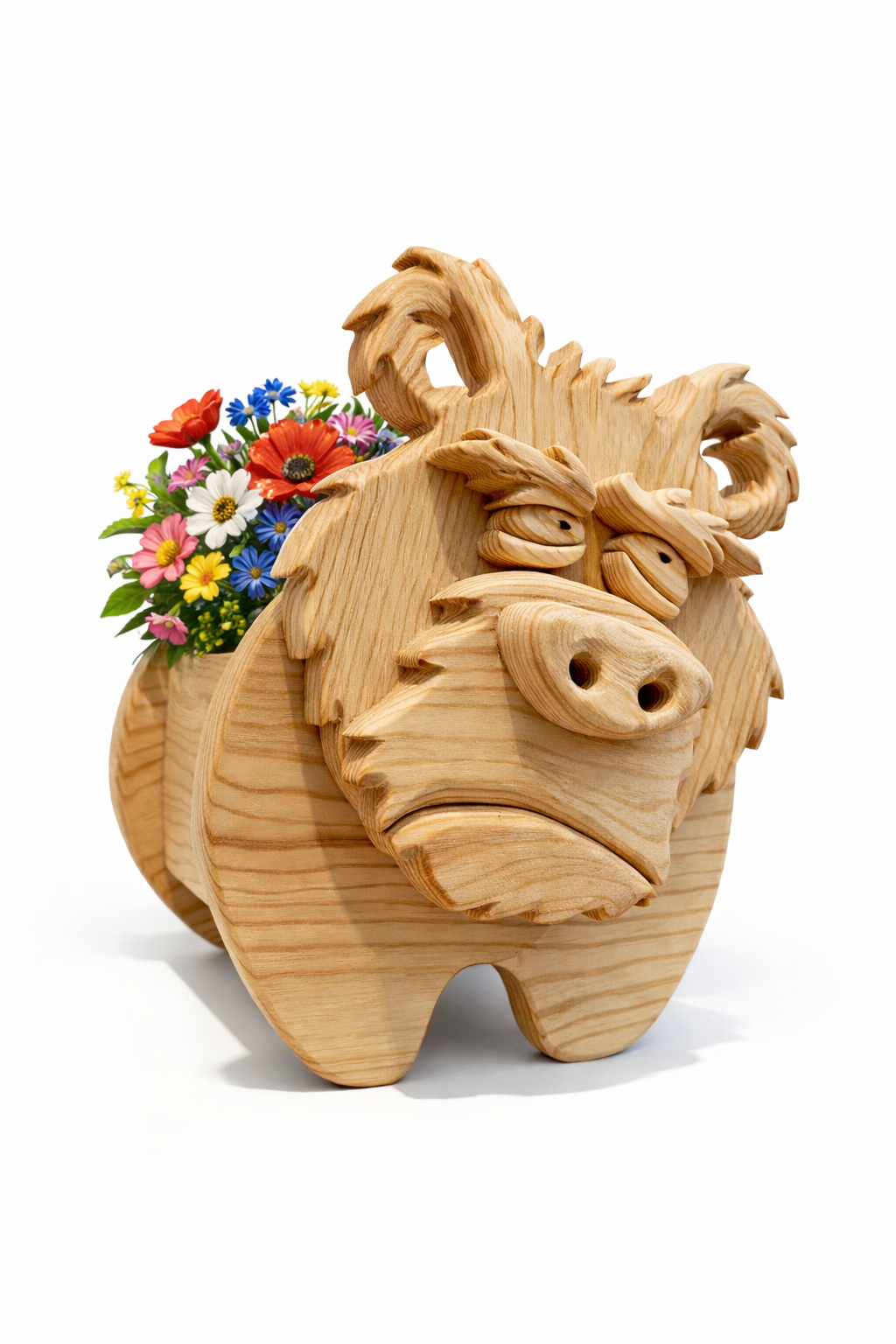 Wooden Bear no.4 Design for Unique Home & Garden Decoration | PDF | SVG | DXF | Scroll Saw