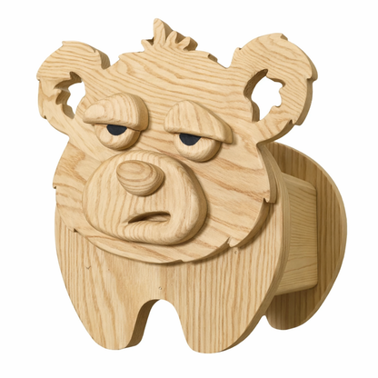 Wooden Bear no.7 Design for Unique Home & Garden Decoration | PDF | SVG | DXF | Scroll Saw