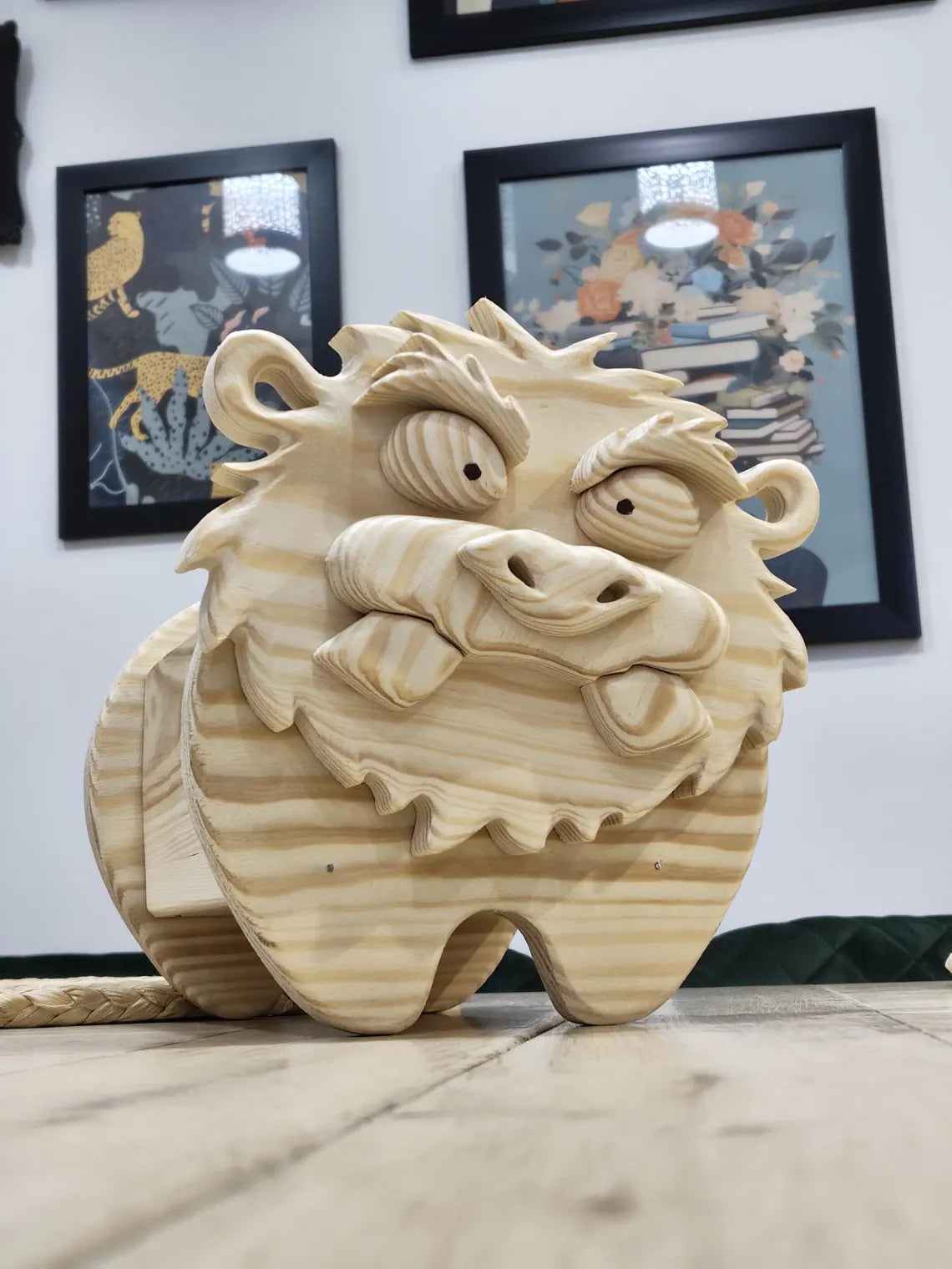 Wooden Beaver no.1 Design for Unique Home & Garden Decoration | PDF | SVG | DXF | Scroll Saw