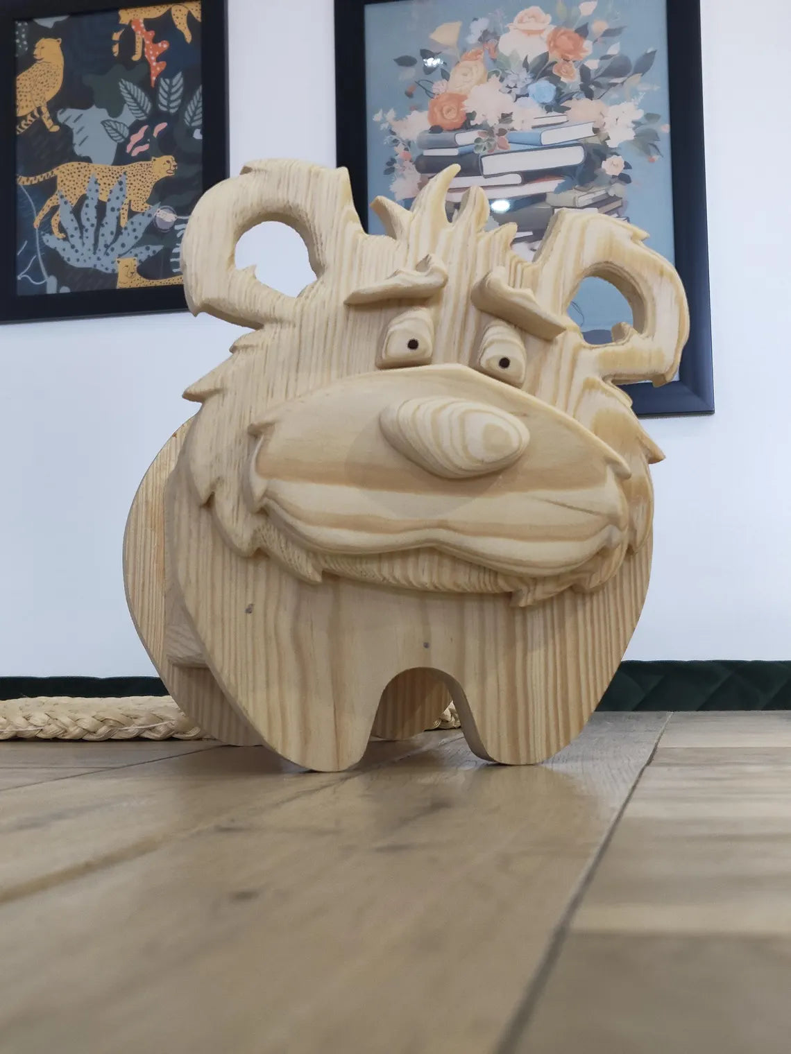 Wooden Bear no.5 Design for Unique Home & Garden Decoration | PDF | SVG | DXF | Scroll Saw