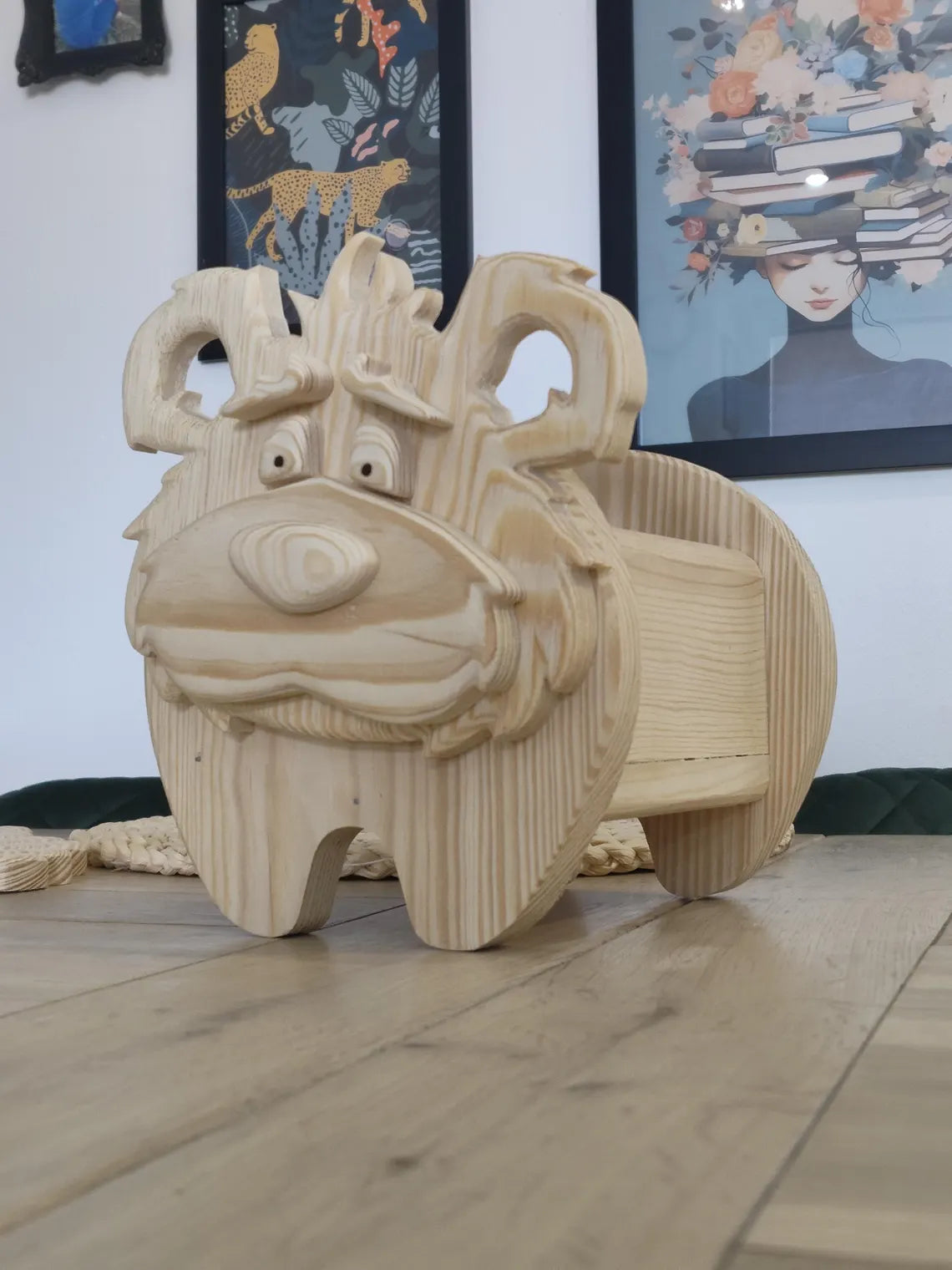 Wooden Bear no.5 Design for Unique Home & Garden Decoration | PDF | SVG | DXF | Scroll Saw