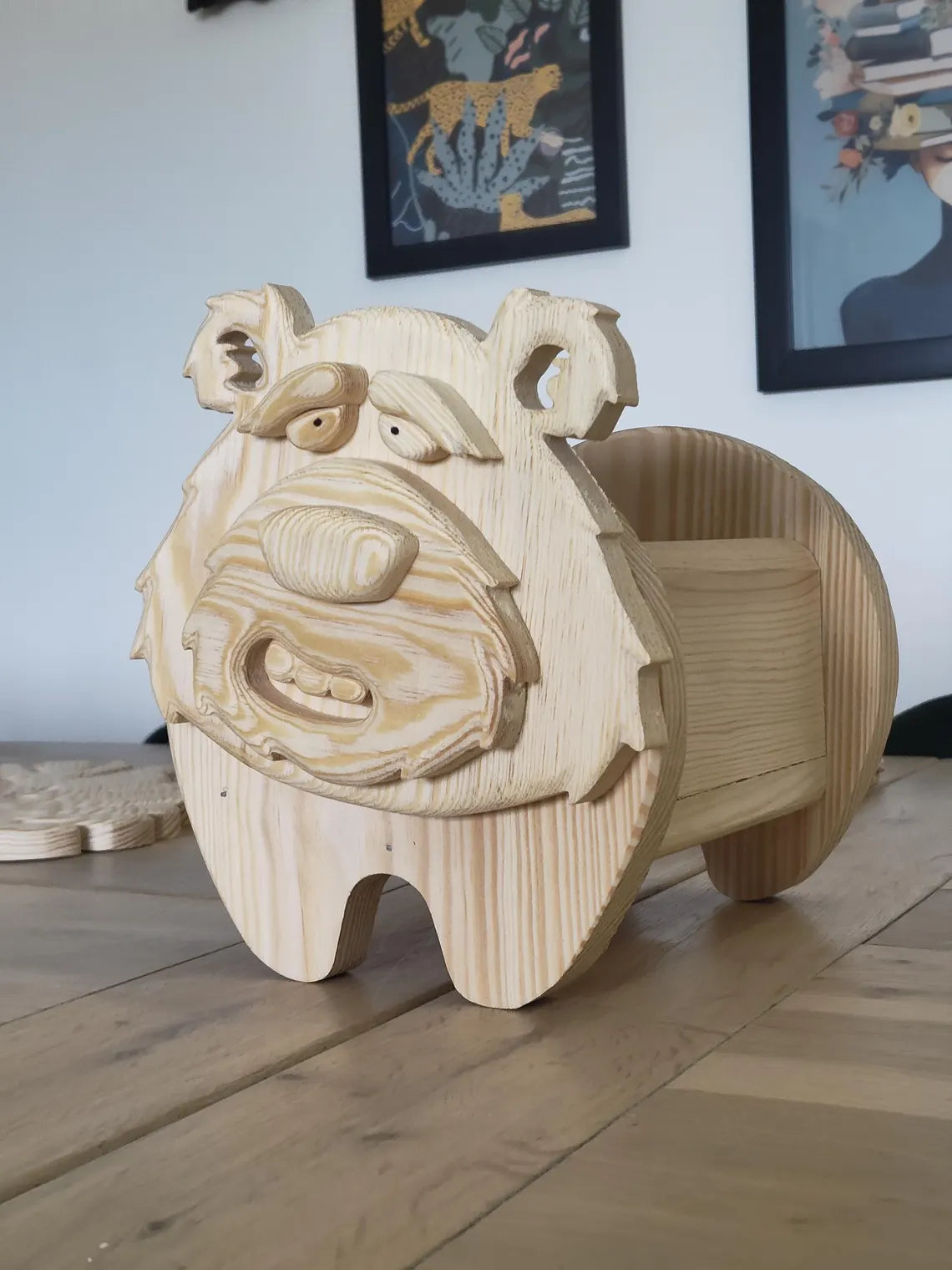 Wooden Bear no.6 Design for Unique Home & Garden Decoration | PDF | SVG | DXF | Scroll Saw