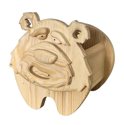 Wooden Bear no.6 Design for Unique Home & Garden Decoration | PDF | SVG | DXF | Scroll Saw