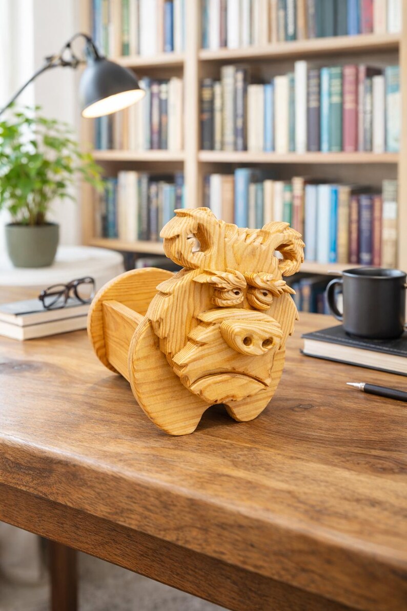 Wooden Bear no.4 Design for Unique Home & Garden Decoration | PDF | SVG | DXF | Scroll Saw