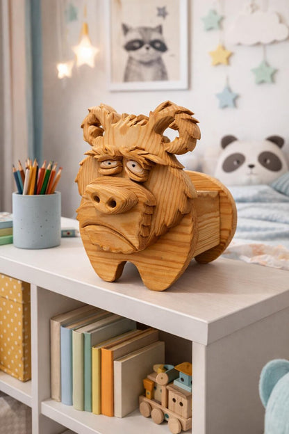 Wooden Bear no.4 Design for Unique Home & Garden Decoration | PDF | SVG | DXF | Scroll Saw
