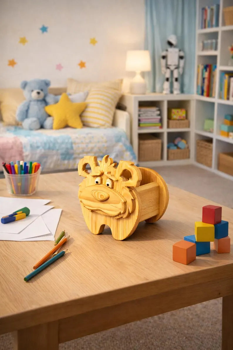 Wooden Bear no.5 Design for Unique Home & Garden Decoration | PDF | SVG | DXF | Scroll Saw