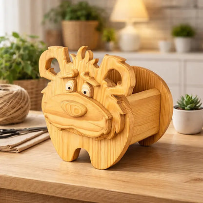 Wooden Bear no.5 Design for Unique Home & Garden Decoration | PDF | SVG | DXF | Scroll Saw