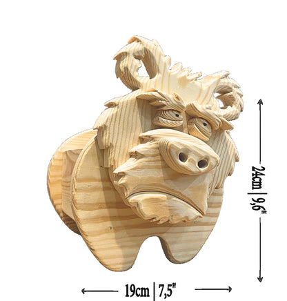 Wooden Bear no.4 Design for Unique Home & Garden Decoration | PDF | SVG | DXF | Scroll Saw