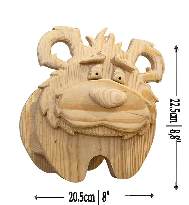 Wooden Bear no.5 Design for Unique Home & Garden Decoration | PDF | SVG | DXF | Scroll Saw