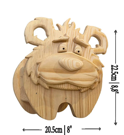 Wooden Bear no.5 Design for Unique Home & Garden Decoration | PDF | SVG | DXF | Scroll Saw