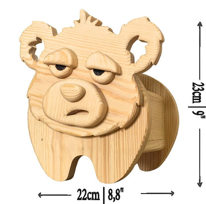 Wooden Bear no.7 Design for Unique Home & Garden Decoration | PDF | SVG | DXF | Scroll Saw