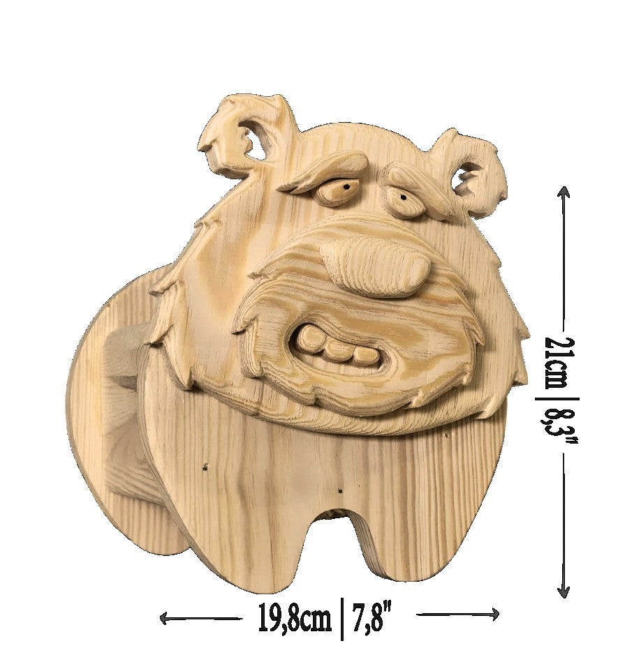 Wooden Bear no.6 Design for Unique Home & Garden Decoration | PDF | SVG | DXF | Scroll Saw